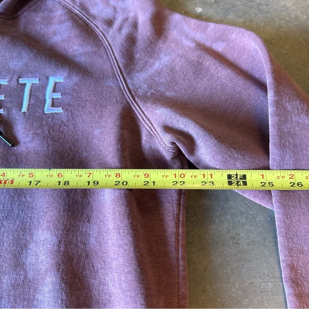 Alphalete Core Sweater Men Medium Adult Red Hoodie Pocket Pullover‎ Drawstring - Picture 4 of 10
